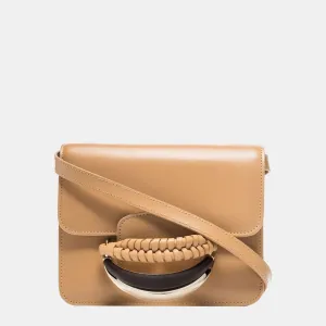 Beige - Leather - Crossbody bag
