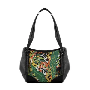 Black Leather Tote Bag Skin