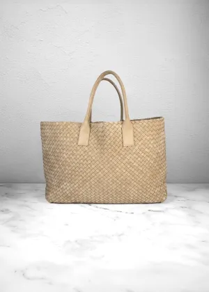 Bottega Veneta Cabat Intrecciato Suede Tote