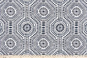 Bricktown Italian Denim White Slub Linen Fabric By Premier Prints