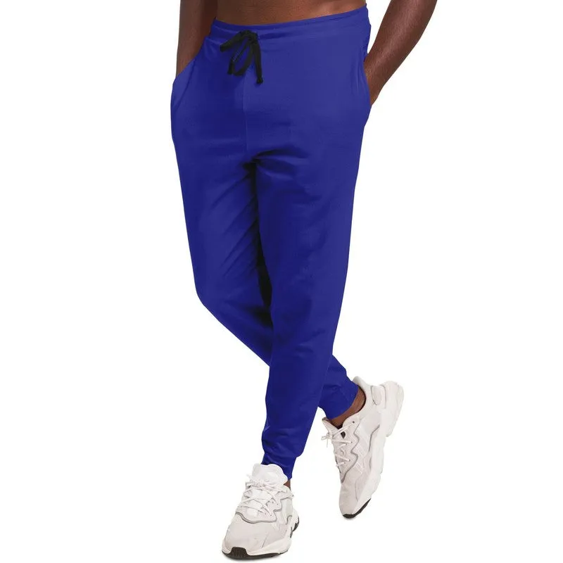 Bright Blue Joggers | Unisex | with PLUS sizes | Bright Pure Blue | C100M100Y0K0