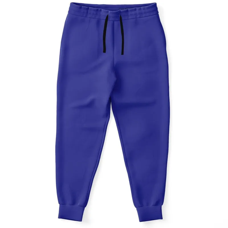Bright Blue Joggers | Unisex | with PLUS sizes | Bright Pure Blue | C100M100Y0K0
