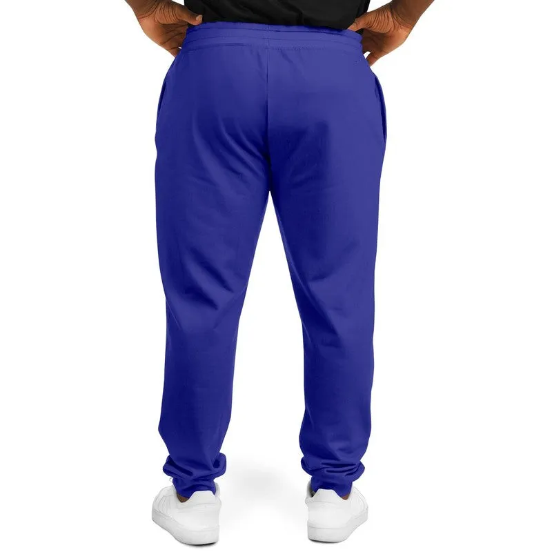 Bright Blue Joggers | Unisex | with PLUS sizes | Bright Pure Blue | C100M100Y0K0