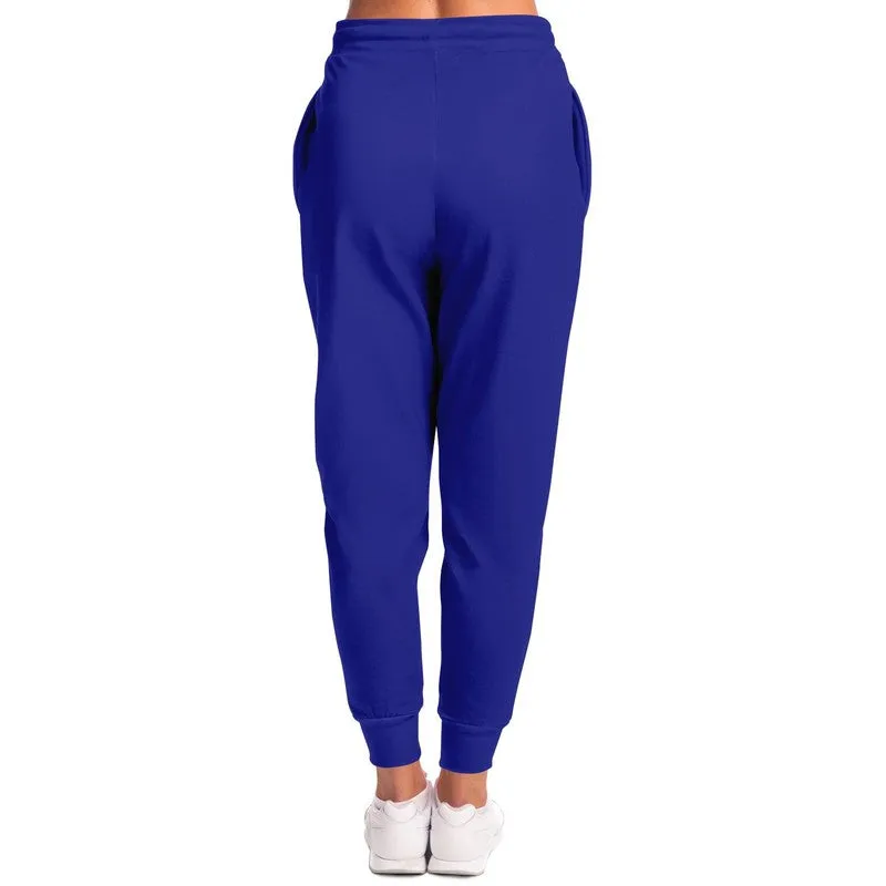 Bright Blue Joggers | Unisex | with PLUS sizes | Bright Pure Blue | C100M100Y0K0