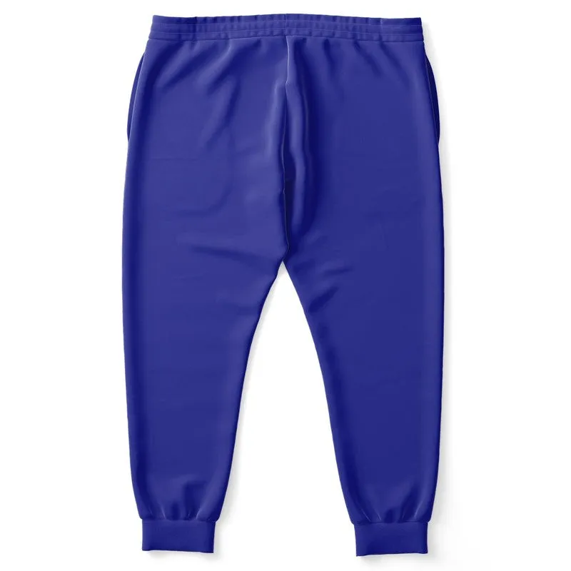 Bright Blue Joggers | Unisex | with PLUS sizes | Bright Pure Blue | C100M100Y0K0