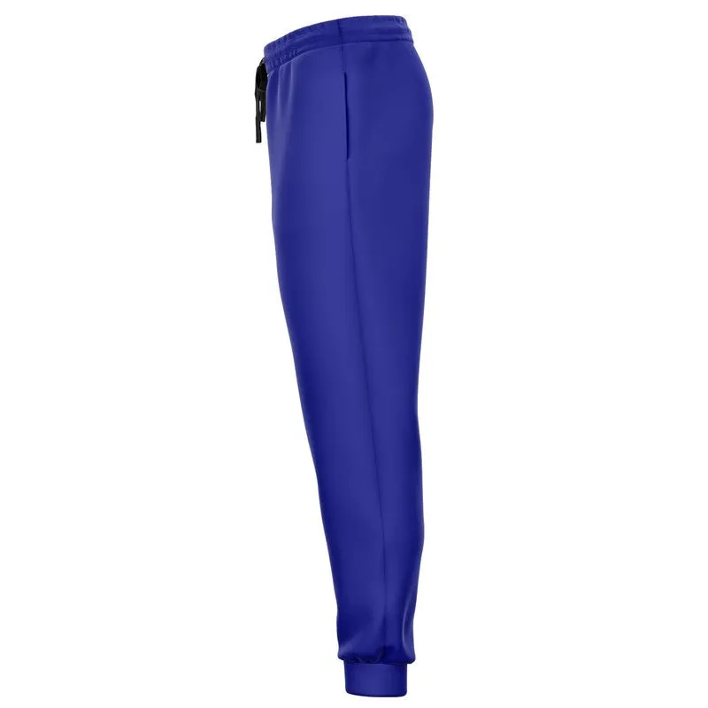 Bright Blue Joggers | Unisex | with PLUS sizes | Bright Pure Blue | C100M100Y0K0