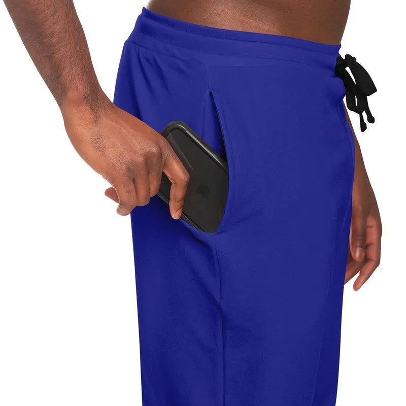 Bright Blue Joggers | Unisex | with PLUS sizes | Bright Pure Blue | C100M100Y0K0