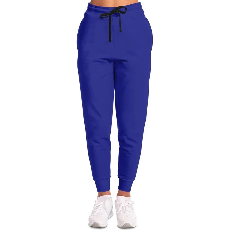 Bright Blue Joggers | Unisex | with PLUS sizes | Bright Pure Blue | C100M100Y0K0