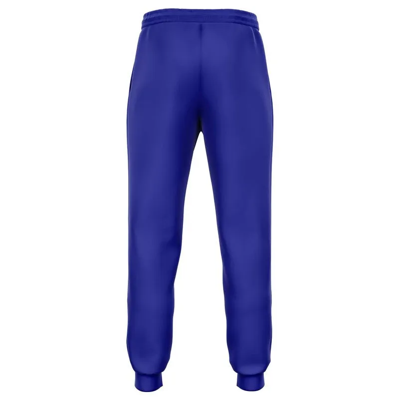 Bright Blue Joggers | Unisex | with PLUS sizes | Bright Pure Blue | C100M100Y0K0