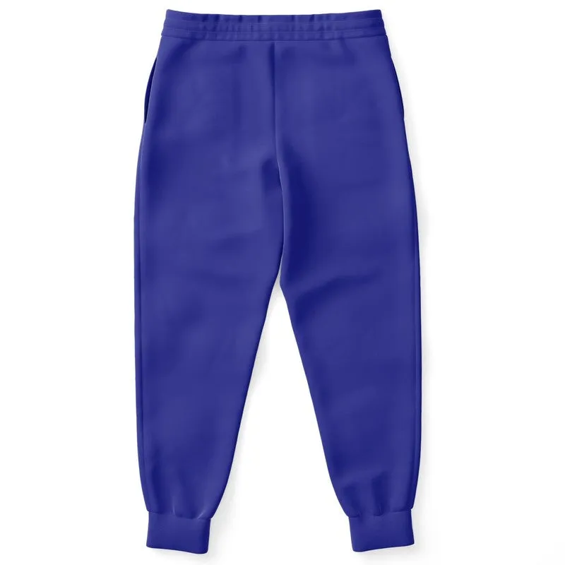 Bright Blue Joggers | Unisex | with PLUS sizes | Bright Pure Blue | C100M100Y0K0
