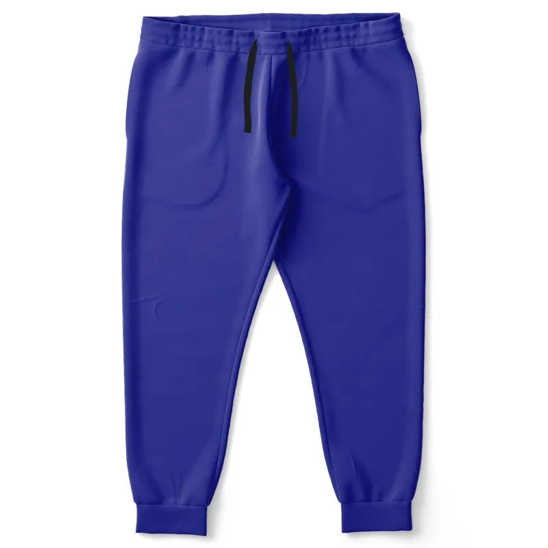 Bright Blue Joggers | Unisex | with PLUS sizes | Bright Pure Blue | C100M100Y0K0