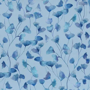 Cala Printed Cotton Fabric (By The Metre) Cobalt