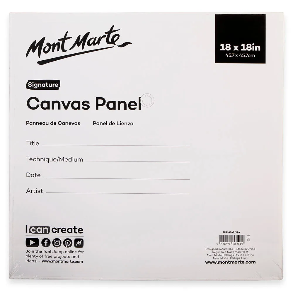 Canvas Panel Signature 1pc 45.7 x 45.7cm (18 x 18in)