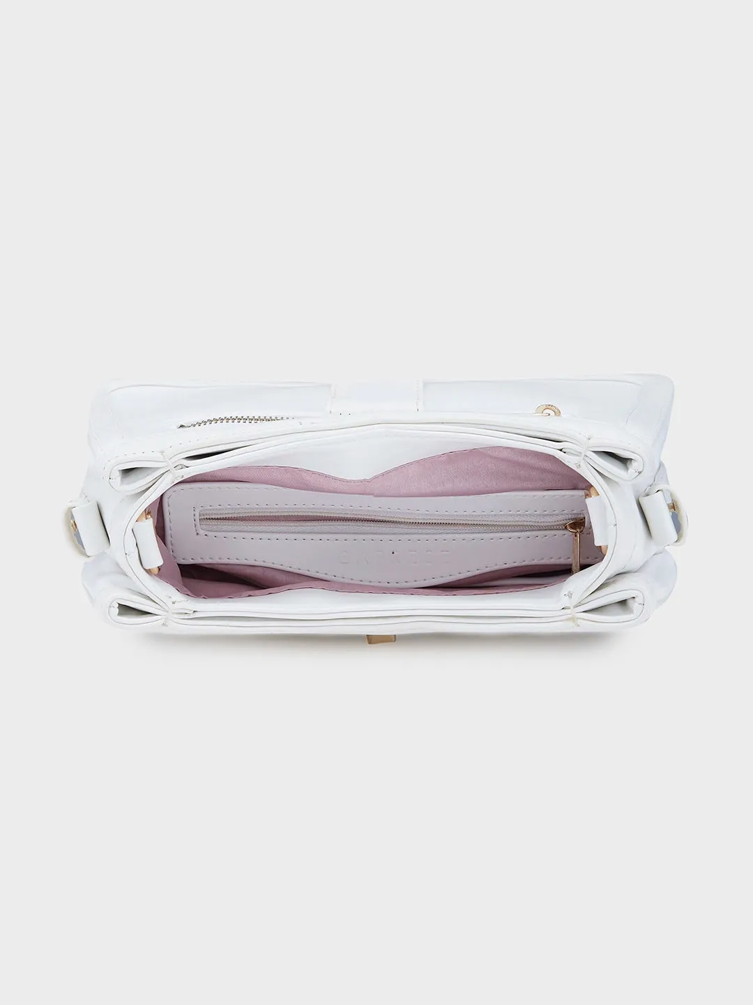 Caprese Aurora Satchel Small Purple Handbag