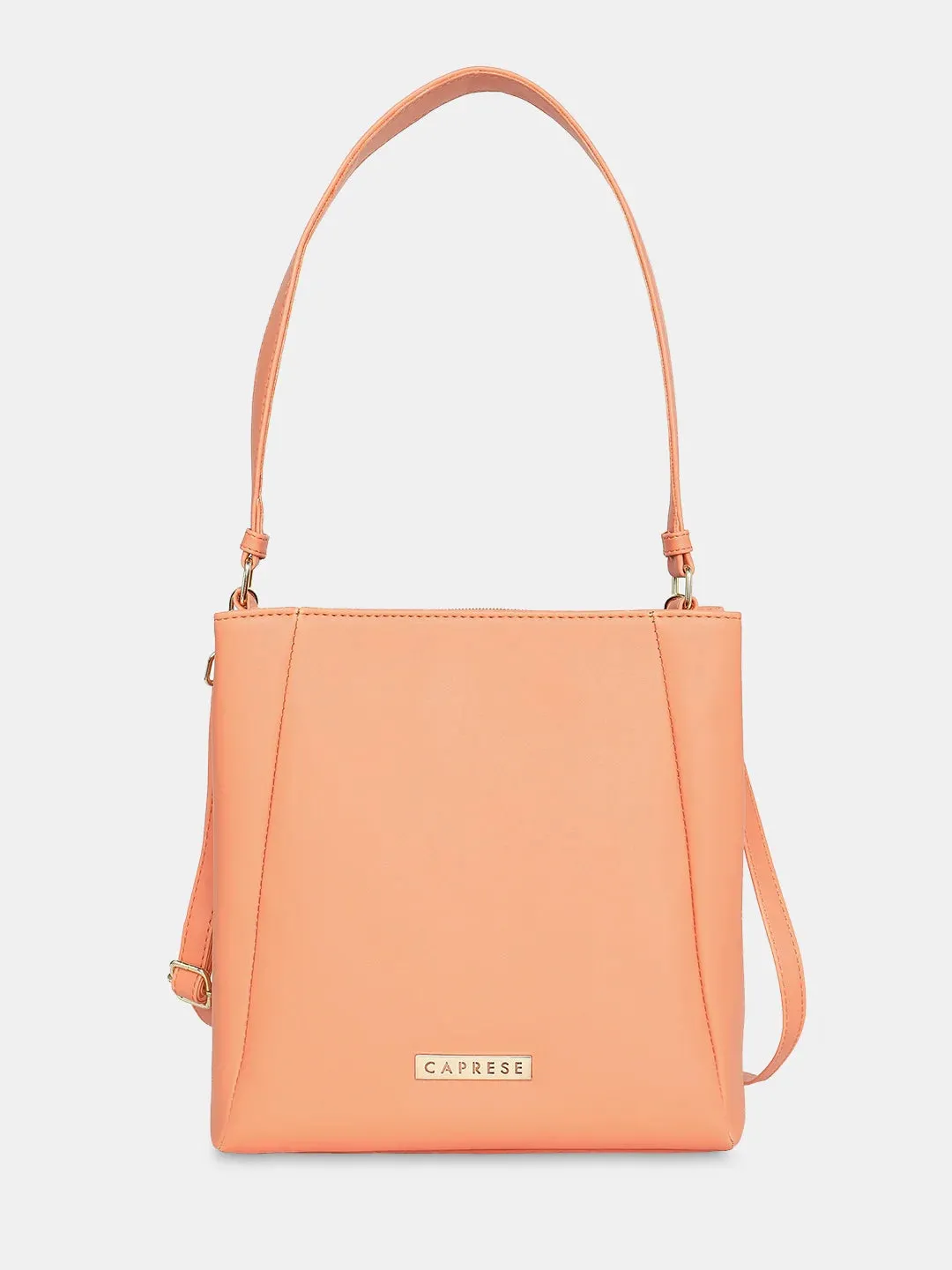 Caprese Margate Satchel Small Coral Handbag