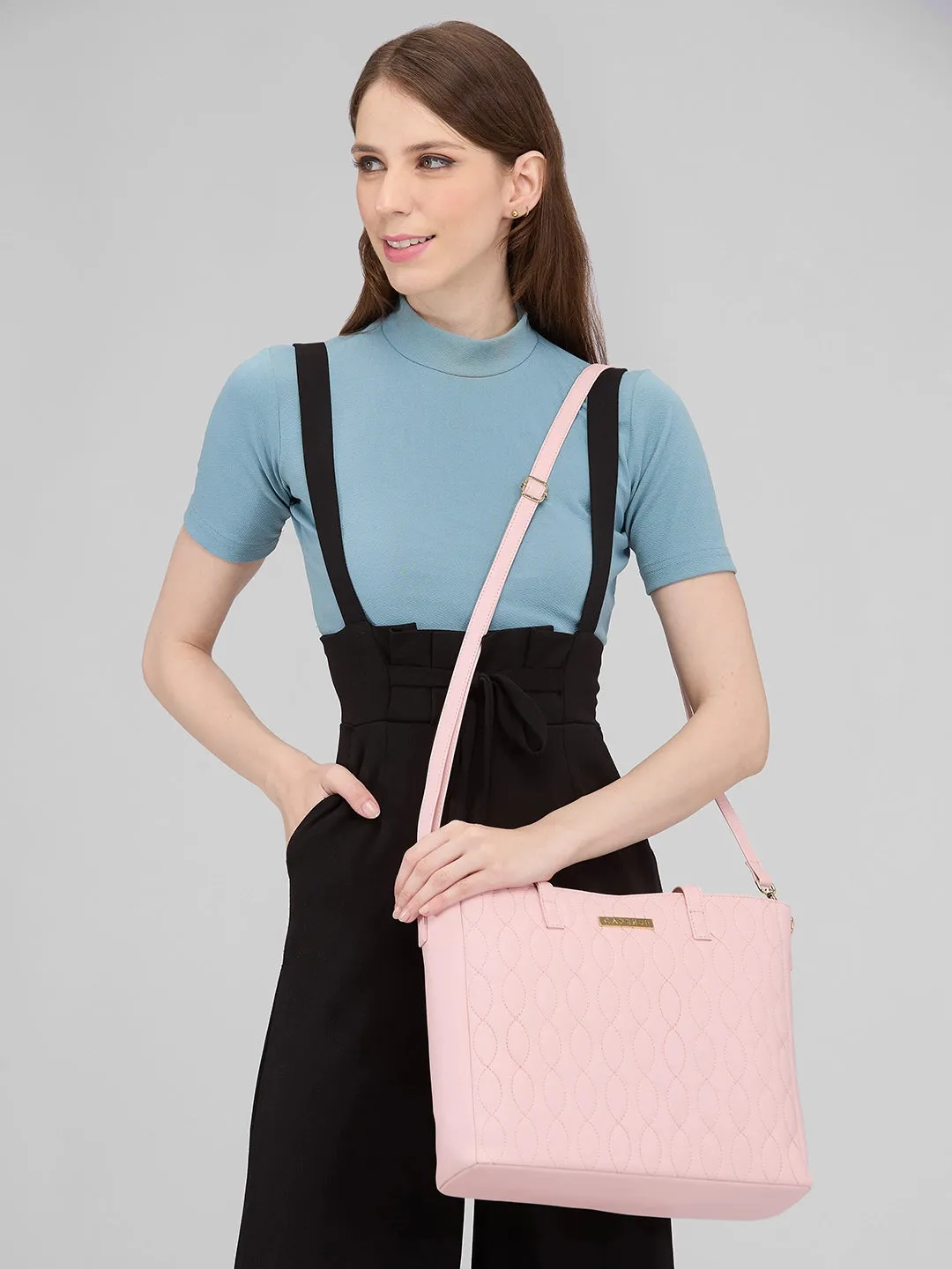 Caprese Mubi Tote Small Blush