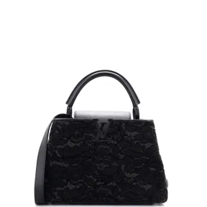 Capucines Bag Embroidered Velvet BB
