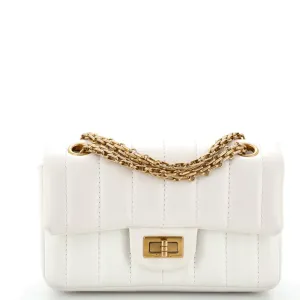 CHANEL Reissue 2.55 Flap Bag Vertical Quilted Calfskin Mini