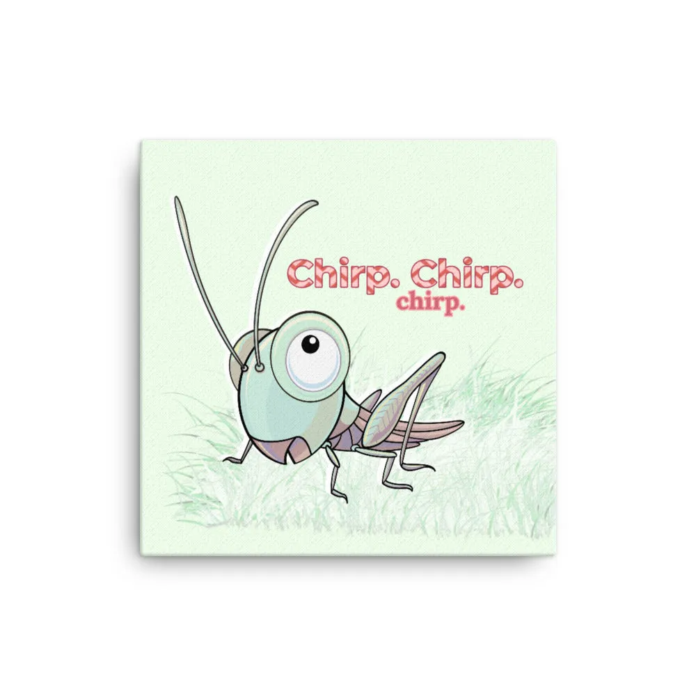 Chirping Cricket Ready-to-Hang Premium Wrapped Wood Frame Art - Designed by Michigan Artists