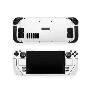 Crisp White Steam Deck LCD / OLED Skin