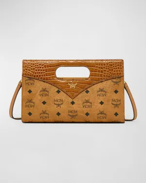 Diamond Visetos Monogram Crossbody Bag