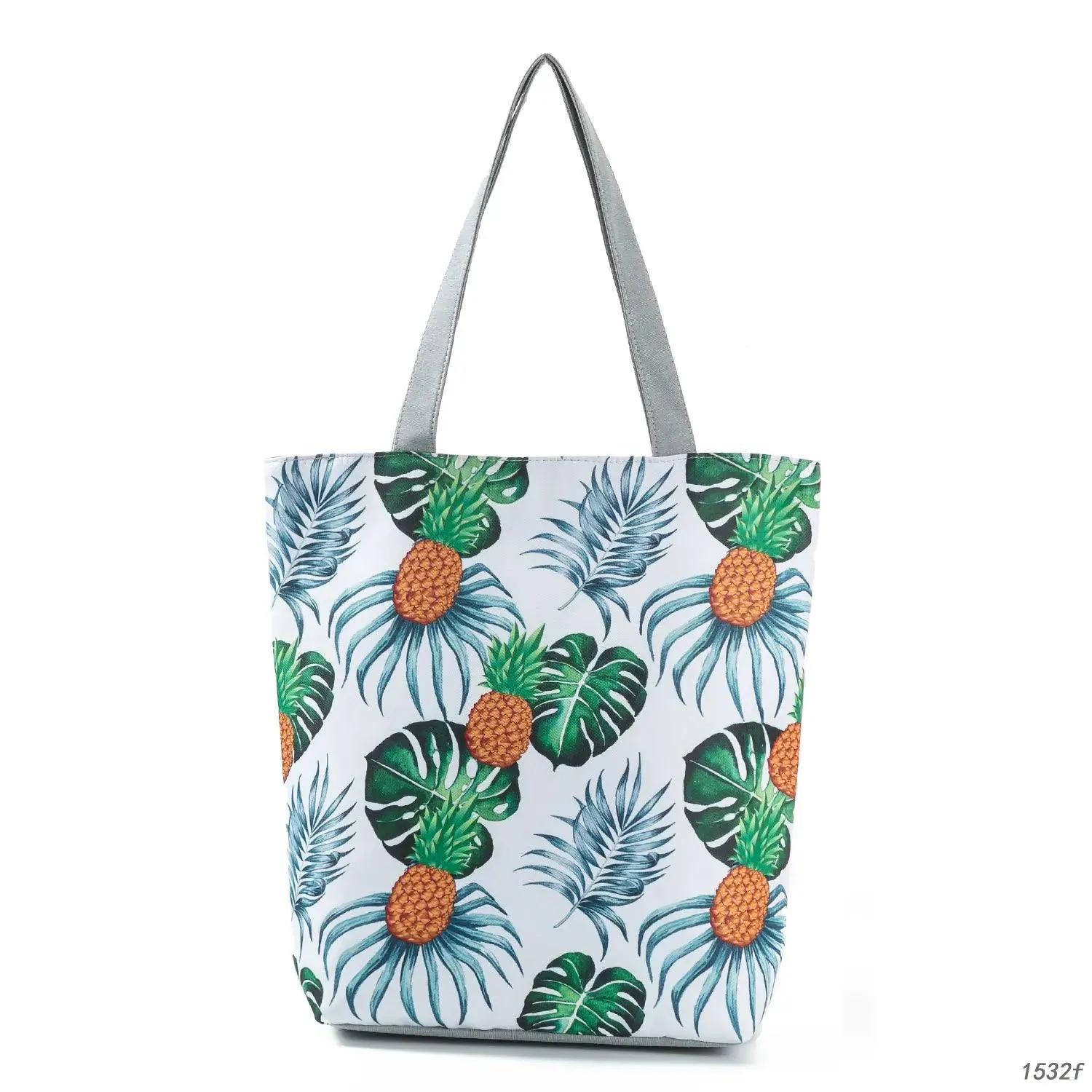 Floral Printed Large Capacity Canvas Tote