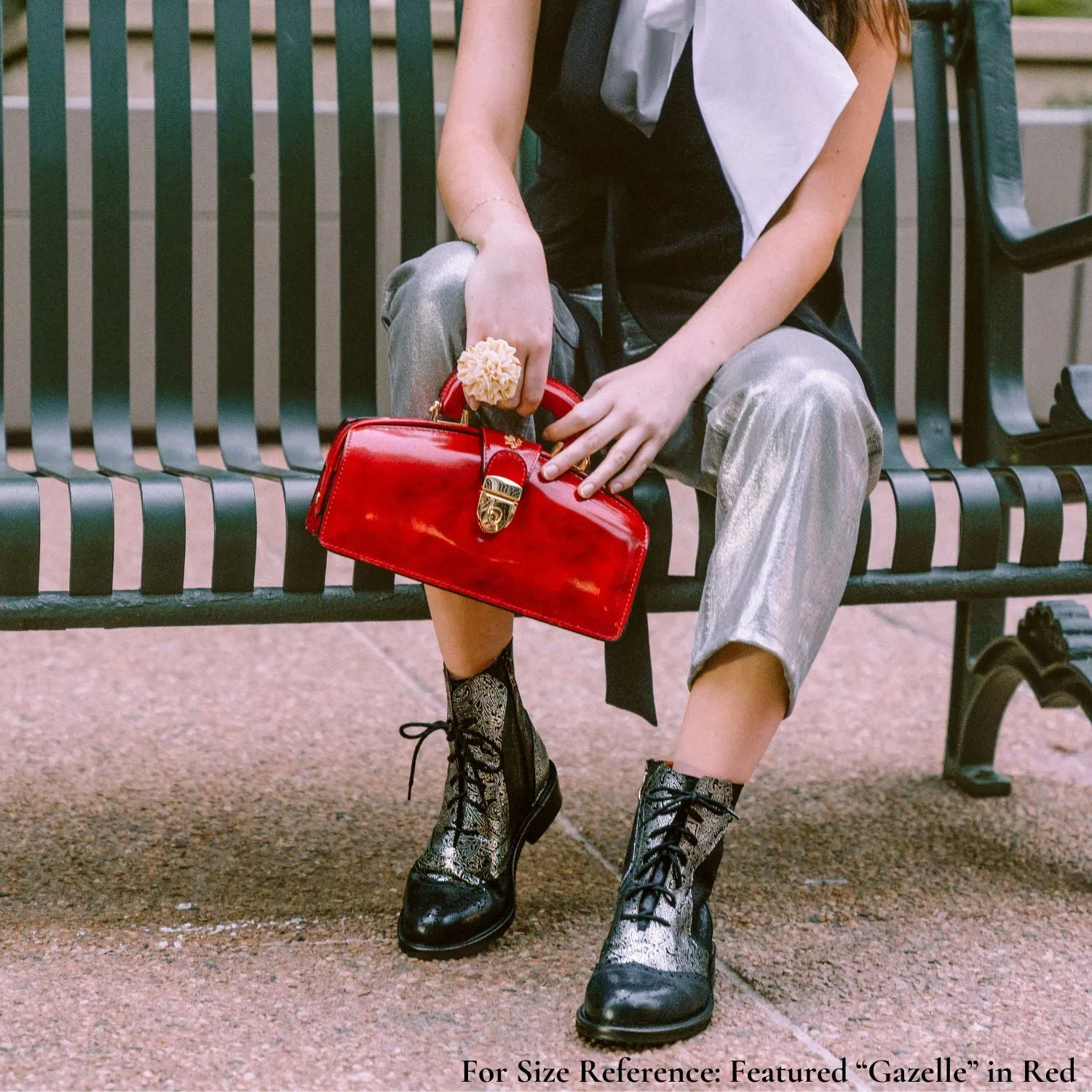 Gazelle - Black & Purple - Handbags