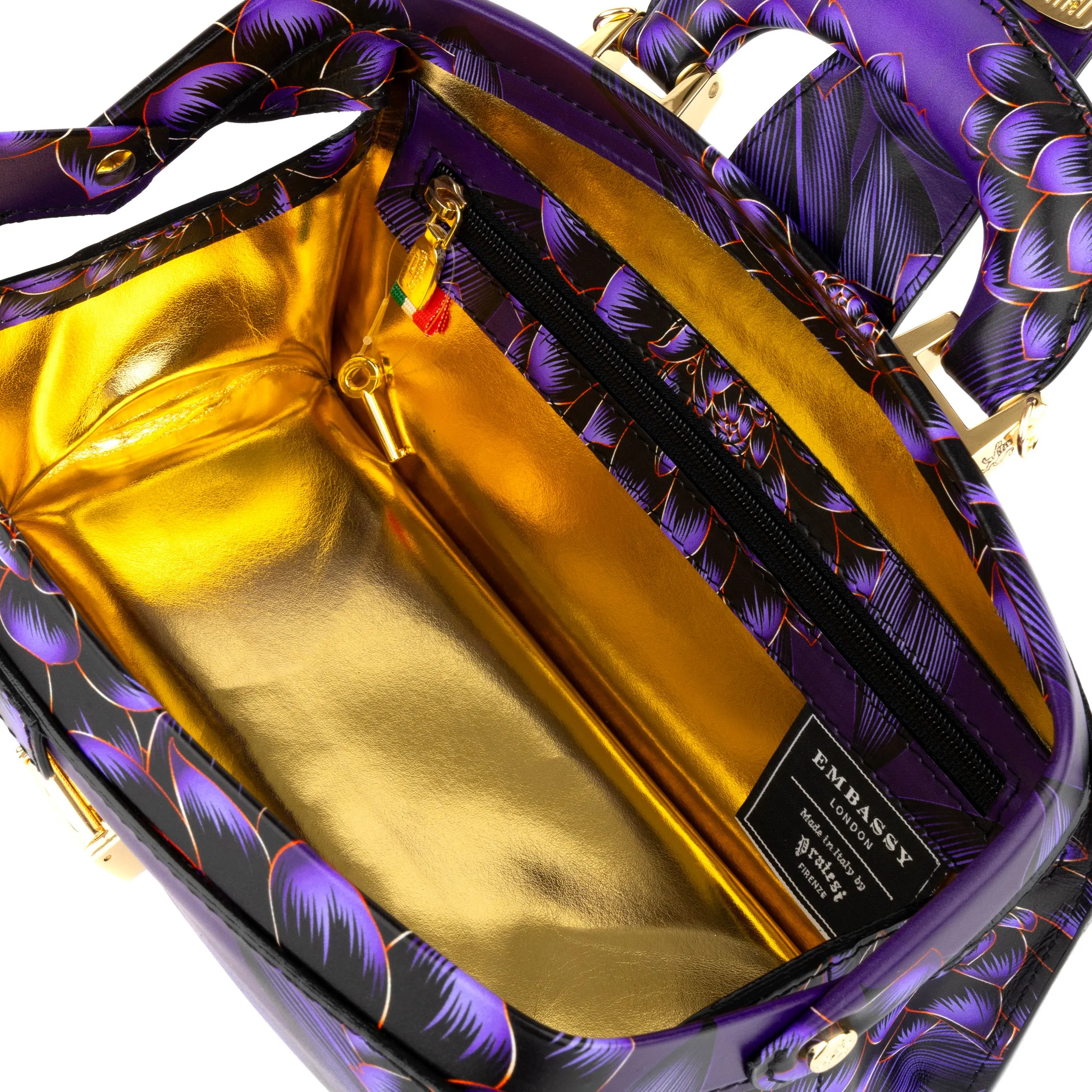 Gazelle - Black & Purple - Handbags