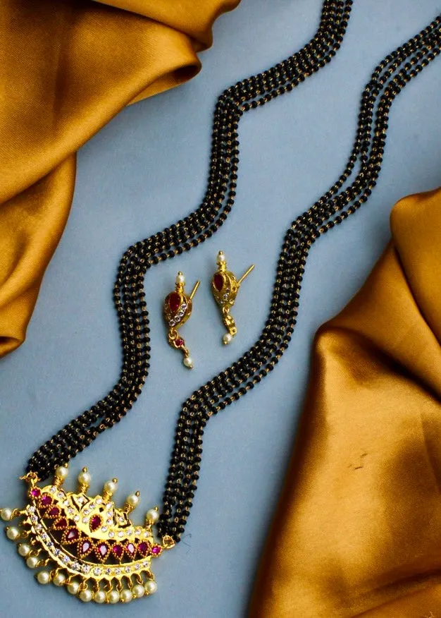 GRACEFUL DESIGNER MANGALSUTRA SET