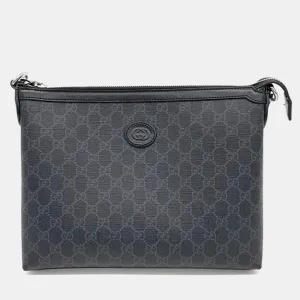 Grey PVC GG Supreme Handbag