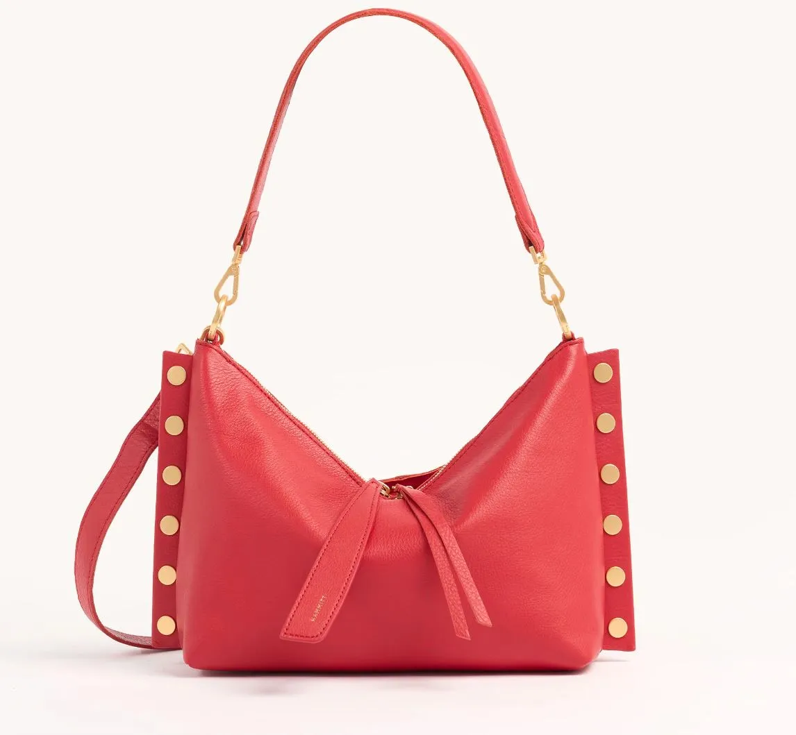 Hammitt Mr. G Medium in Poppy Red/Brushed Gold