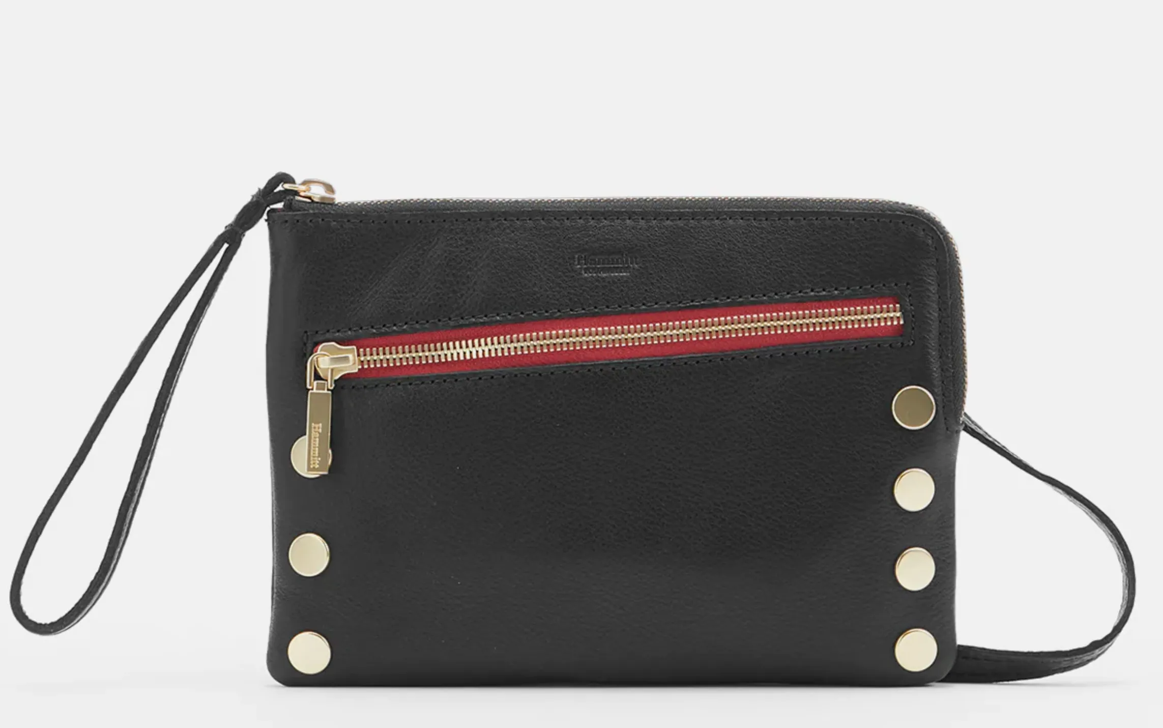 Hammitt Nash Small in Black/Brushed Gold