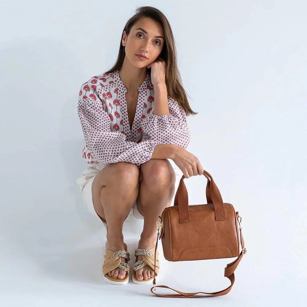 Hartley Doctors Bag | Tan Pebble