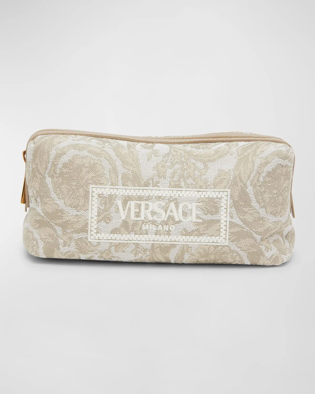 Jacquard Embroidered Cosmetic Bag