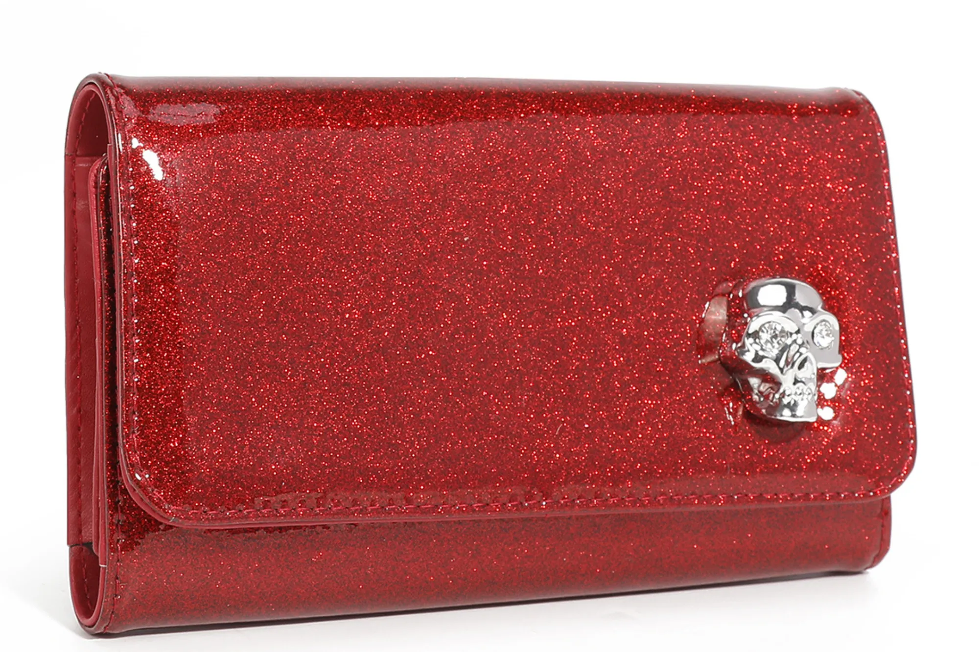 Lady Vamp Wallet - Red Rum Sparkle