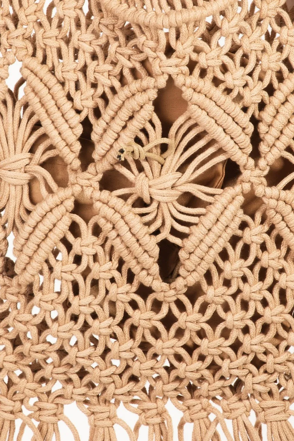 Leslie Woven Handbag with Tassel