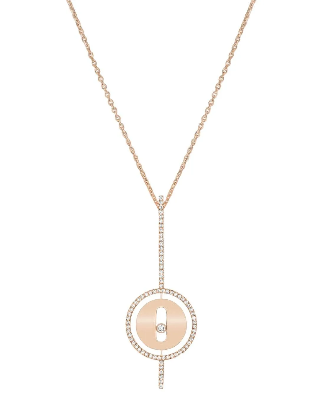 Lucky Move Arrow Diamond Necklace
