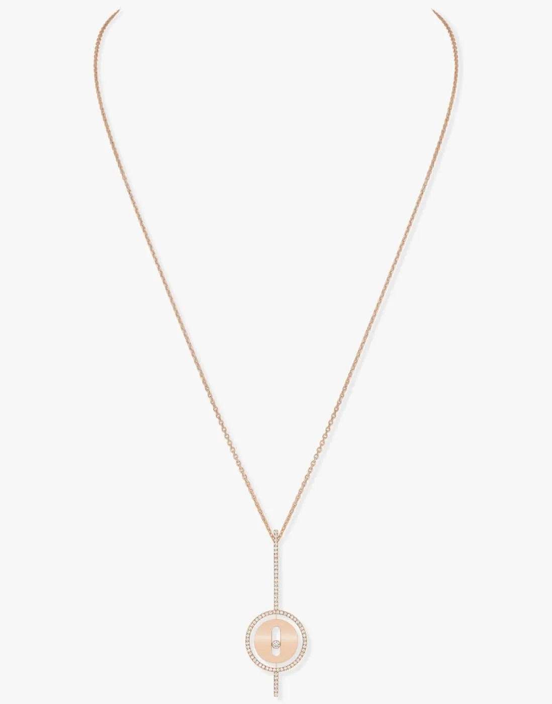 Lucky Move Arrow Diamond Necklace