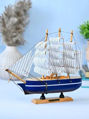 Market99 Wooden Sailing Ship Showpiece