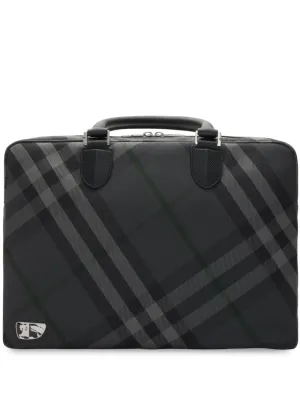 Men's Heritage Briefcase in Charcoal | 8097348159396
