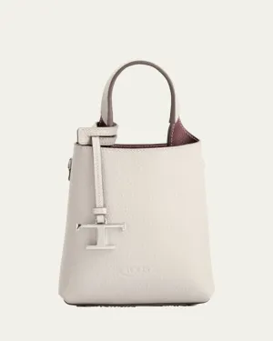 Micro Calf Leather Top-Handle Bag