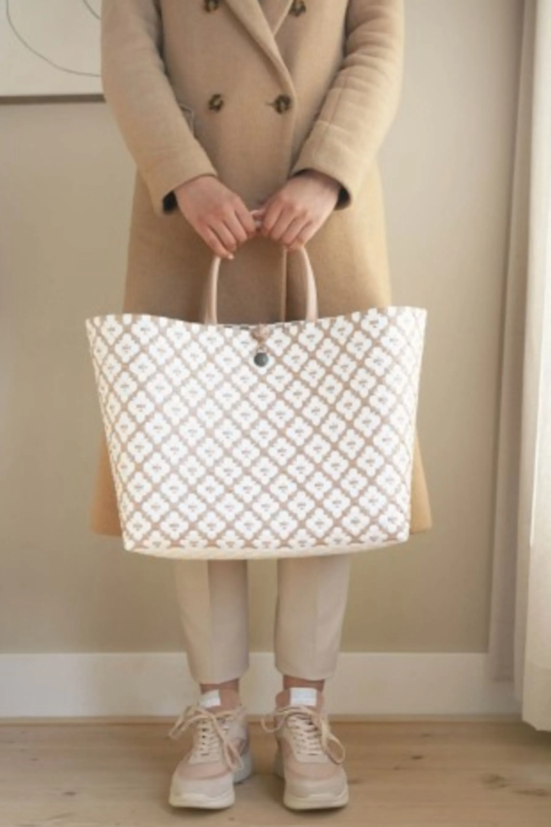Motif Bag | Copper Blush & White
