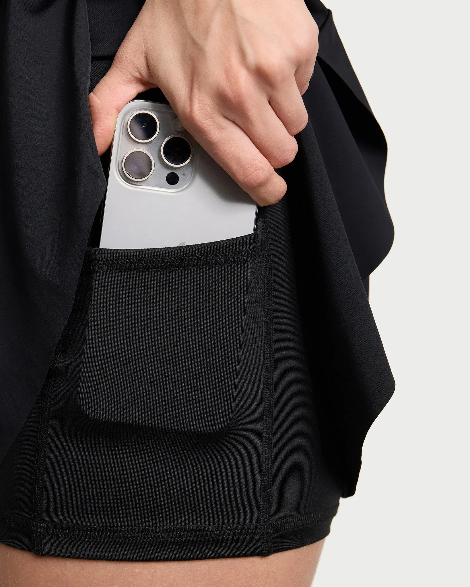 Nylon Folded Skirt (Outlet)