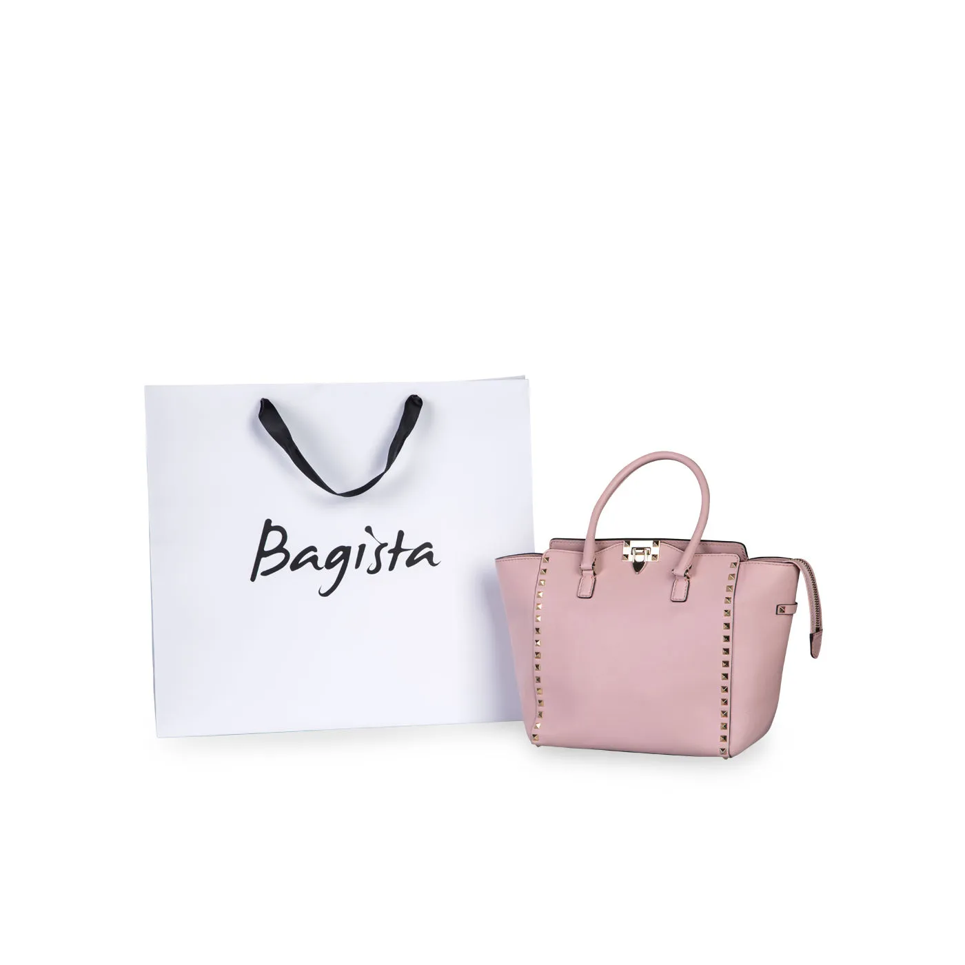 Rockstud Medium Square Shopper