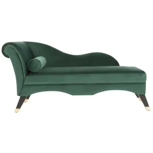 Safavieh Caiden Velvet Chaise W/ Pillow , FOX6284