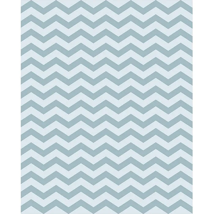 Winter Gray Chevron Printed Backdrop